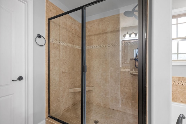full bath with a stall shower