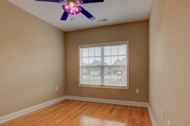 2256 Ellington Gait Dr, Clarksville, TN 37043 - spare room featuring ceiling fan and light wood-style floors