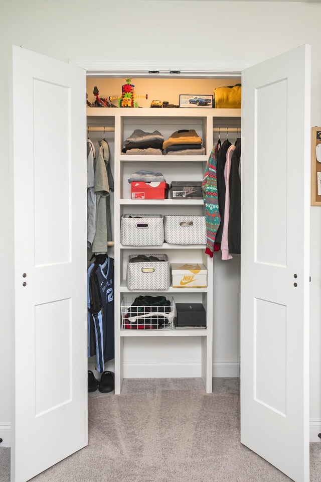 view of closet