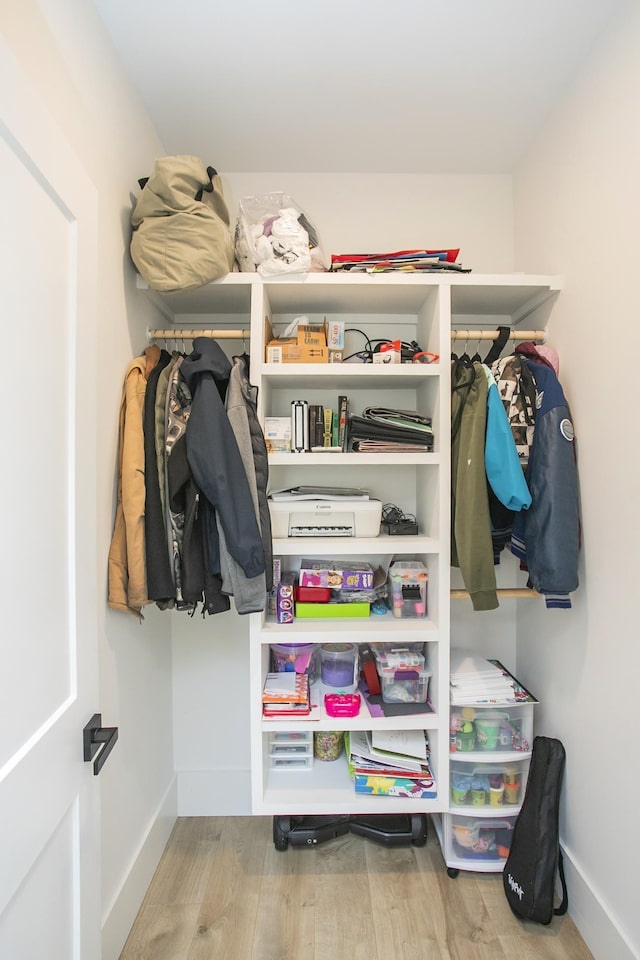 view of closet