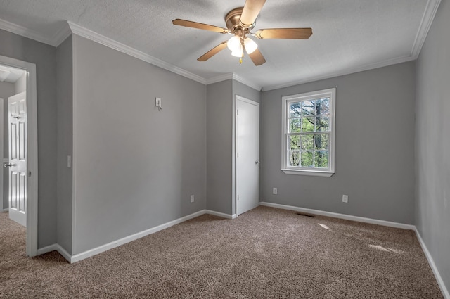 1425 Wesley Rd, Bon Aqua, TN 37025 - empty room featuring visible vents, baseboards, a ceiling fan, and carpet