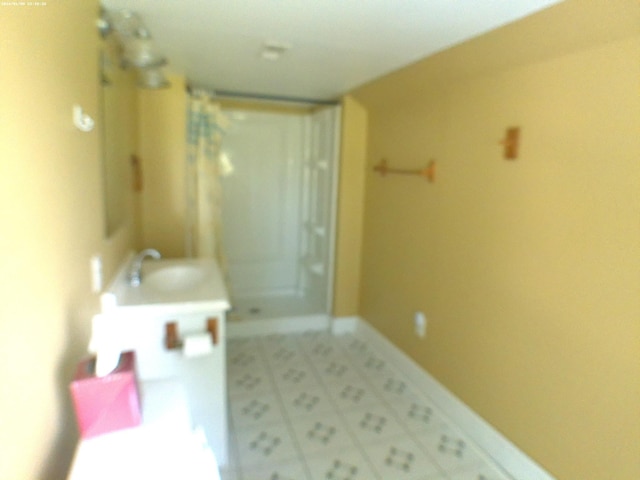 201 Hodges St N, Cowan, TN 37318 - bathroom with vanity and a shower stall