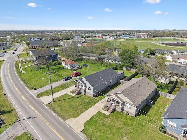 birds eye view of property featuring a residential view