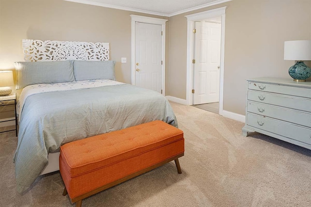 4712 Miners Cv, Antioch, TN 37013 - bedroom featuring ornamental molding, baseboards, and carpet