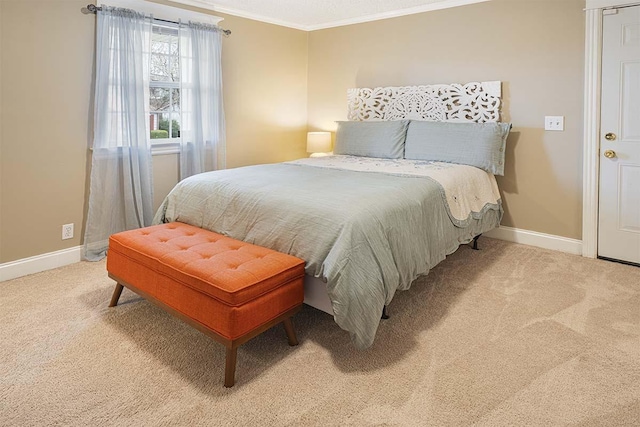 4712 Miners Cv, Antioch, TN 37013 - carpeted bedroom with crown molding and baseboards