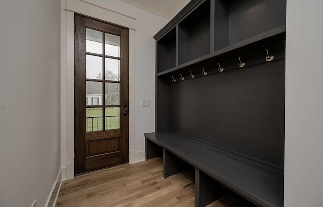 1019 Glasgow Dr, Murfreesboro, TN 37130 - mudroom featuring light wood-style flooring and baseboards