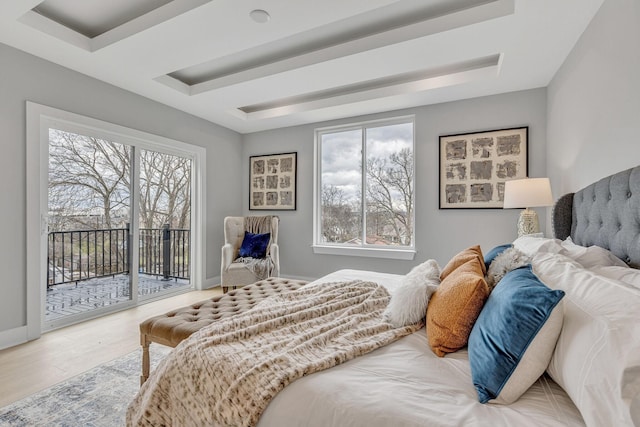 3904 Nevada Ave, Nashville, TN 37209 - bedroom featuring access to exterior and wood finished floors