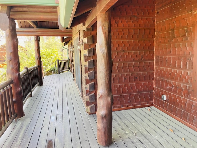 1041 High Meadow Dr, Spencer, TN 38585 - view of wooden terrace