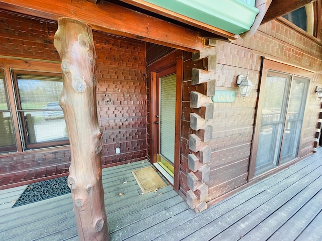 1041 High Meadow Dr, Spencer, TN 38585 - entrance to property featuring brick siding