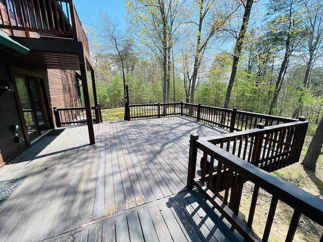 1041 High Meadow Dr, Spencer, TN 38585 - view of wooden terrace
