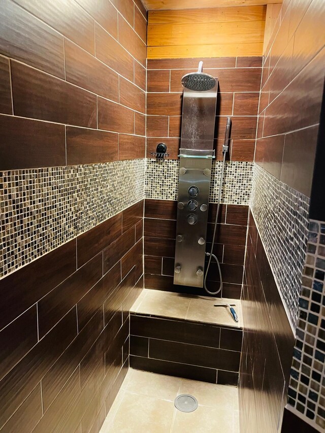 1041 High Meadow Dr, Spencer, TN 38585 - bathroom featuring a tile shower