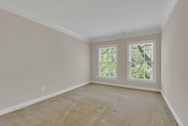 234 Myles Manor Ct, Franklin, TN 37064 - carpeted empty room with crown molding and baseboards