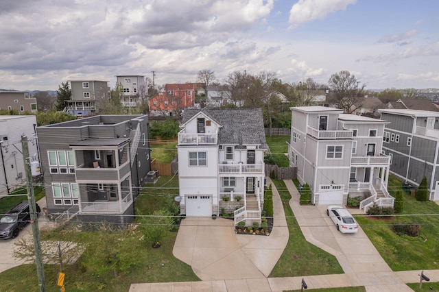 72 Twin St, Nashville, TN 37209 - bird's eye view with a residential view