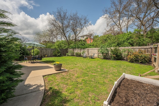 72 Twin St, Nashville, TN 37209 - view of yard with a fenced backyard and a patio