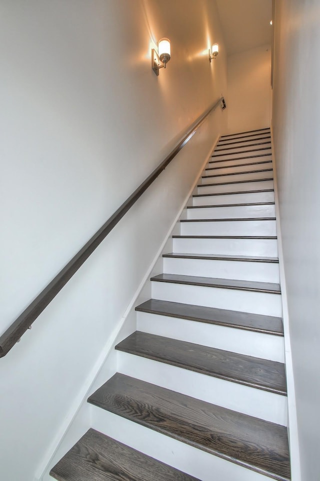 view of stairway