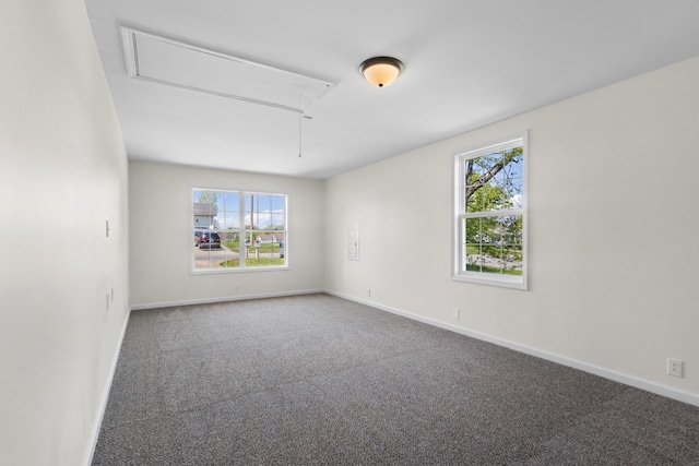 438 Pacific Ave, Oak Grove, KY 42262 - unfurnished room featuring attic access, baseboards, and carpet floors