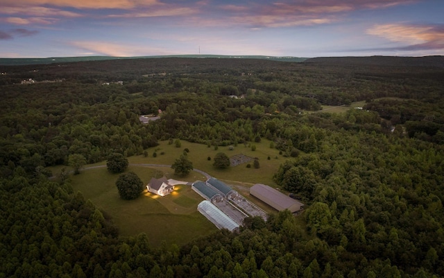 10600 Skyridge Trl, Soddy Daisy, TN 37379 - view of property location featuring a heavily wooded area