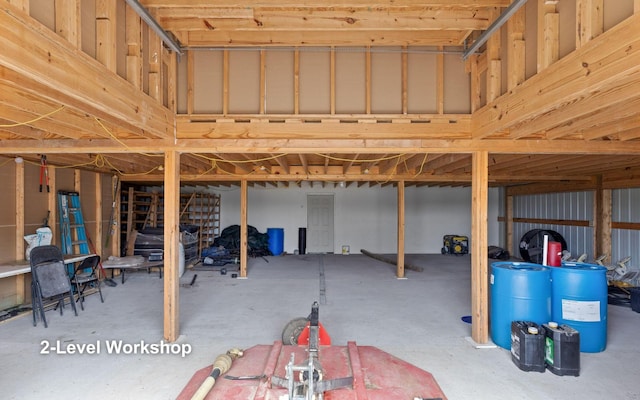 10600 Skyridge Trl, Soddy Daisy, TN 37379 - unfinished basement featuring stairway
