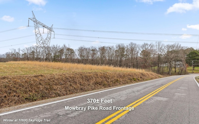 10600 Skyridge Trl, Soddy Daisy, TN 37379 - view of asphalt street featuring view of scattered trees