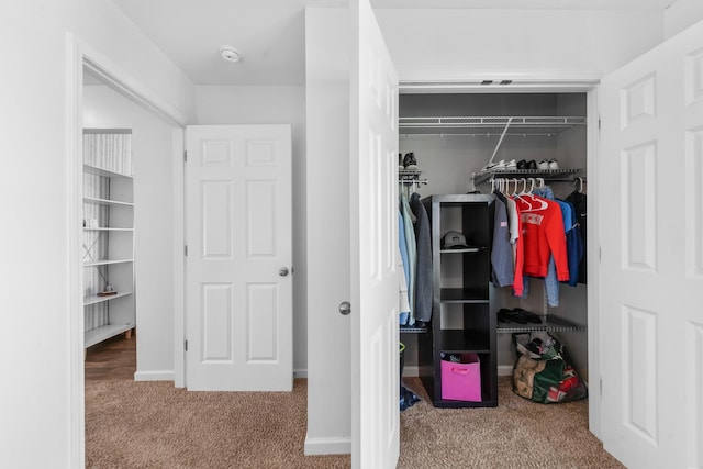 view of closet