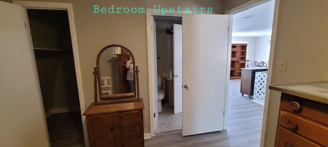 1124 Woodlawn Shores Rd, Sugar Tree, TN 38380 - hall featuring baseboards and wood finished floors