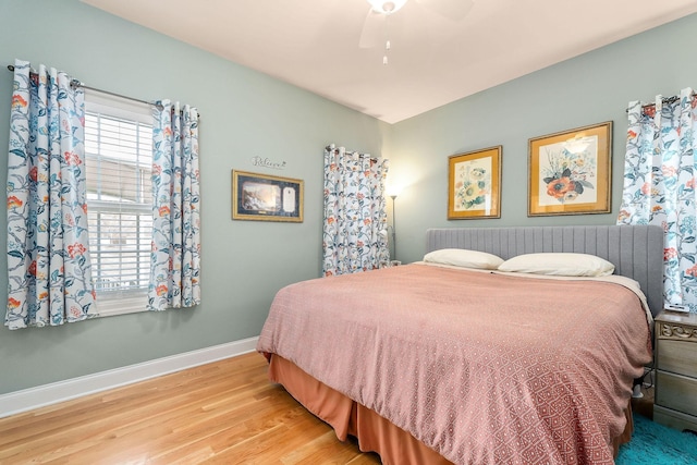 134 Joe Blanton Rd, Woodbury, TN 37190 - bedroom featuring wood finished floors, a ceiling fan, and baseboards