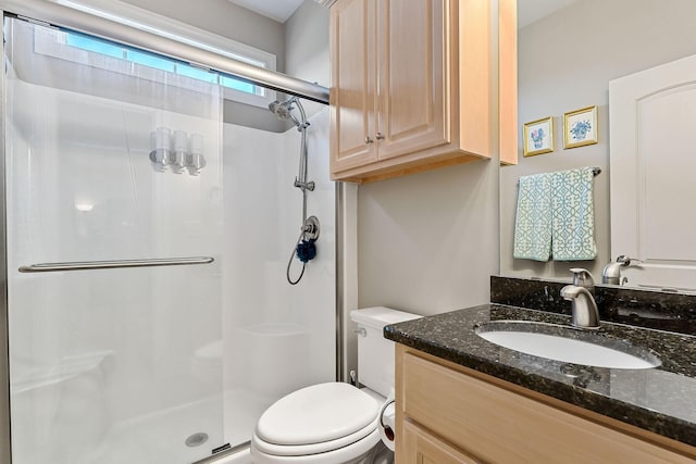 134 Joe Blanton Rd, Woodbury, TN 37190 - bathroom with a shower stall, vanity, and toilet