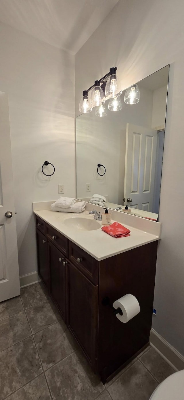 8047 Bienville Dr Unit X6, Nashville, TN 37211 - bathroom with tile patterned flooring, vanity, and baseboards