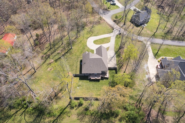 4512 General Forest Cir, Bon Aqua, TN 37025 - birds eye view of property