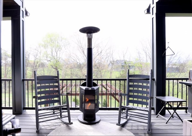 view of deck