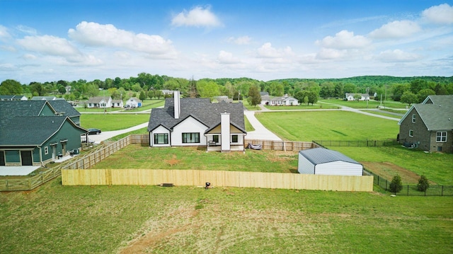 drone / aerial view