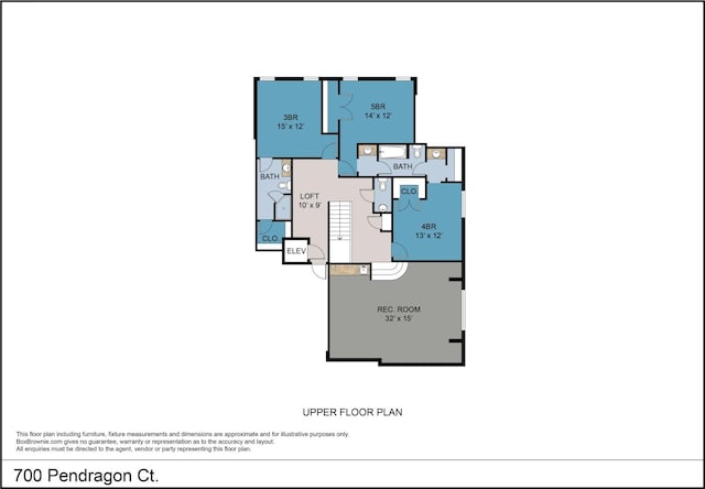 700 Pendragon Ct, Franklin, TN 37067 - view of layout