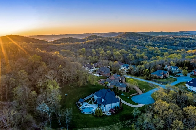 700 Pendragon Ct, Franklin, TN 37067 - bird's eye view featuring a view of trees