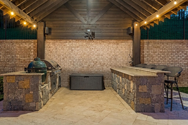 700 Pendragon Ct, Franklin, TN 37067 - view of patio featuring area for grilling and exterior kitchen