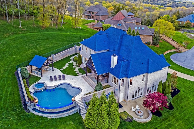 700 Pendragon Ct, Franklin, TN 37067 - aerial view