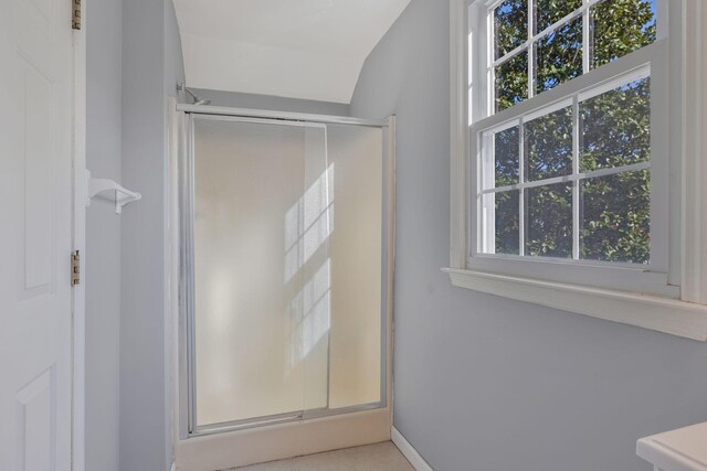 125 Sunnyside Ln, Columbia, TN 38401 - bathroom with a shower stall and baseboards