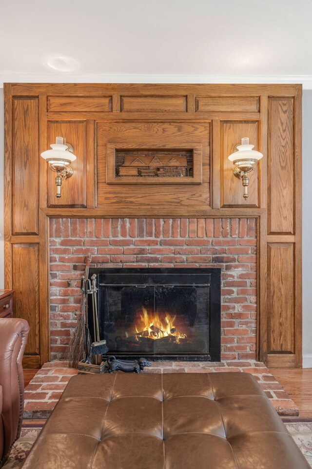 125 Sunnyside Ln, Columbia, TN 38401 - interior details with a brick fireplace