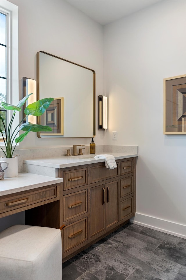 819 Davidson Dr, Nashville, TN 37205 - bathroom with vanity and baseboards