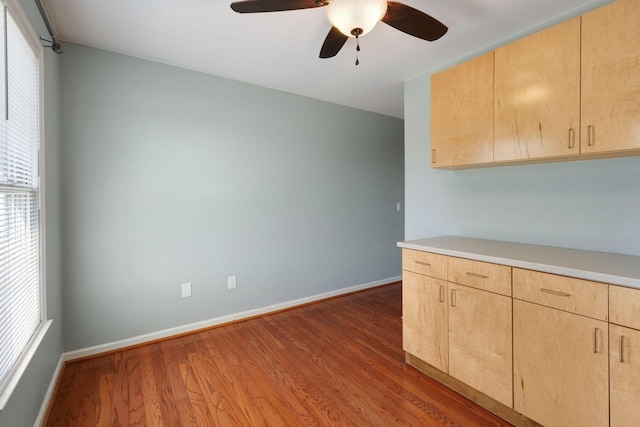 1719 Wynnewood Dr, Chapmansboro, TN 37035 - kitchen featuring light brown cabinets, dark wood-style floors, and plenty of natural light
