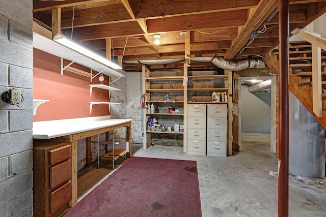 1719 Wynnewood Dr, Chapmansboro, TN 37035 - view of unfinished basement
