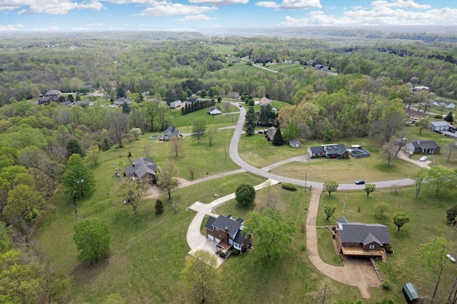 1719 Wynnewood Dr, Chapmansboro, TN 37035 - bird's eye view with a view of trees