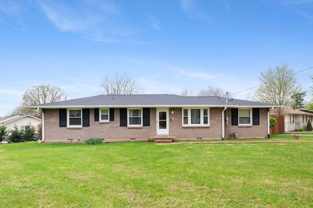 5007 Bonnalynn Dr, Hermitage, TN 37076 - ranch-style home with brick siding and a front lawn
