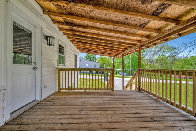 701 Santa Fe Pike, Columbia, TN 38401 - wooden deck with a yard