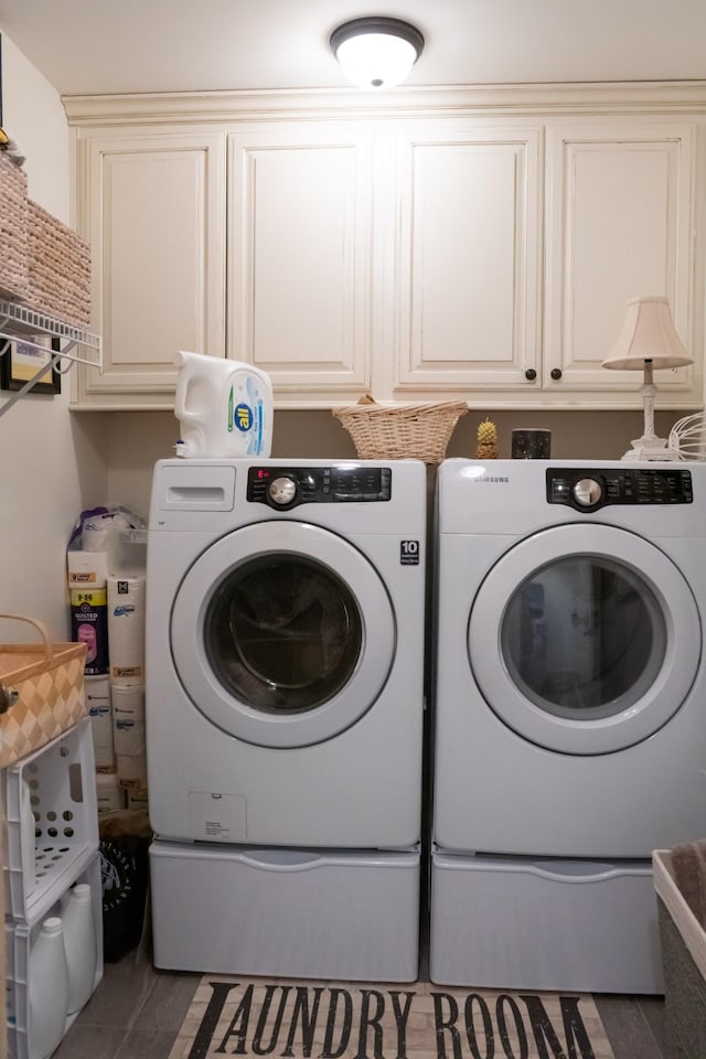 4769 Ellen Cir, Cookeville, TN 38501 - laundry area with cabinet space and washing machine and dryer
