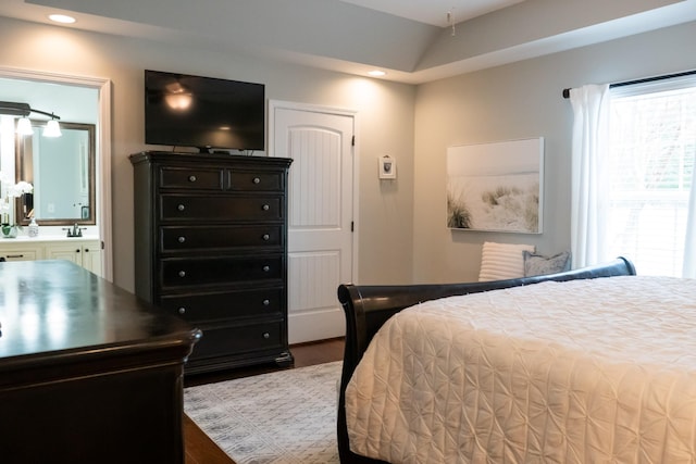4769 Ellen Cir, Cookeville, TN 38501 - bedroom featuring recessed lighting, ensuite bathroom, and wood finished floors