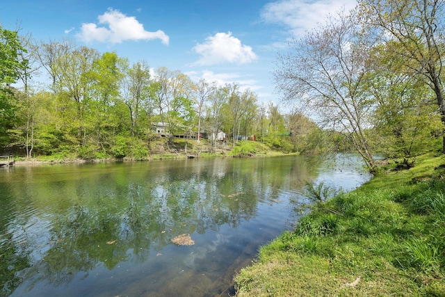 property view of water