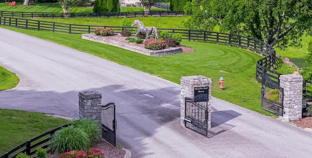 6516 Brandon Park Way, Franklin, TN 37064 - view of yard featuring a gate