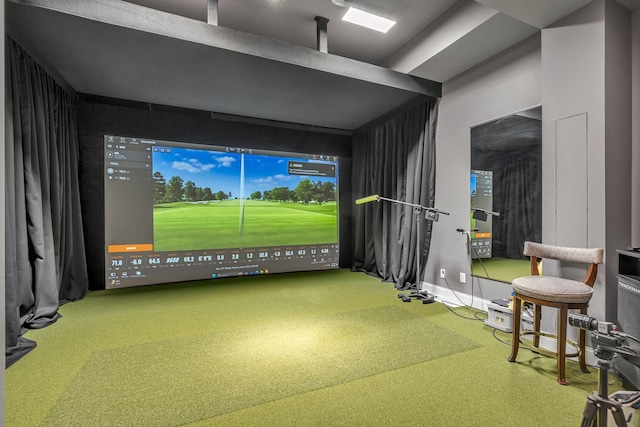 328 White Swans Xing, Brentwood, TN 37027 - rec room featuring golf simulator