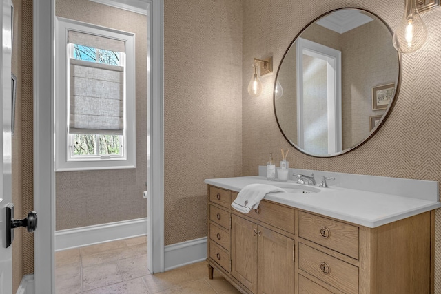 328 White Swans Xing, Brentwood, TN 37027 - bathroom featuring vanity and a healthy amount of sunlight