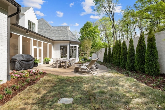 328 White Swans Xing, Brentwood, TN 37027 - view of yard featuring a patio